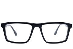 BS2607-0968_Black_Rectangular_Acetate_Glasses_front