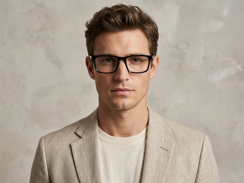 BS2607-0973_Black_Rectangular_Acetate_Glasses-tryon_male