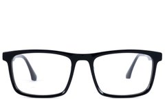 BS2607-0973_Black_Rectangular_Acetate_Glasses_front