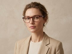 BS2607-0975_Brown_Rectangular_Acetate_Glasses-tryon_female