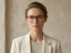 BS2607-0979_Brown_Rectangular_Acetate_Glasses-tryon_female