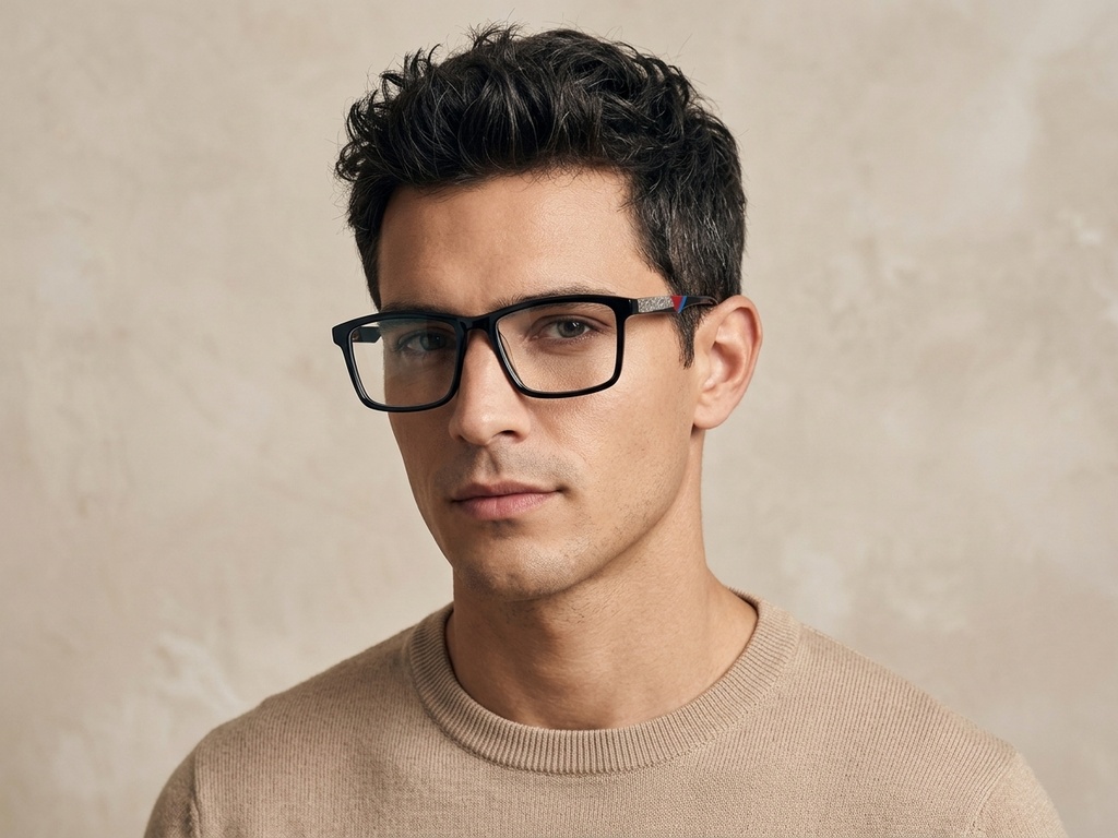 BS2607-0981_Black_Rectangular_Acetate_Glasses-tryon_male
