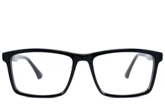 BS2607-0981_Black_Rectangular_Acetate_Glasses_front