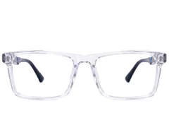 BS2607-0985_Transparent_Rectangular_Acetate_Glasses-front