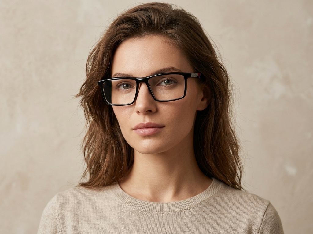 BS2607-0986_Black_Rectangular_Acetate_Glasses-tryon_female