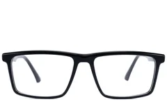 BS2607-0986_Black_Rectangular_Acetate_Glasses_front