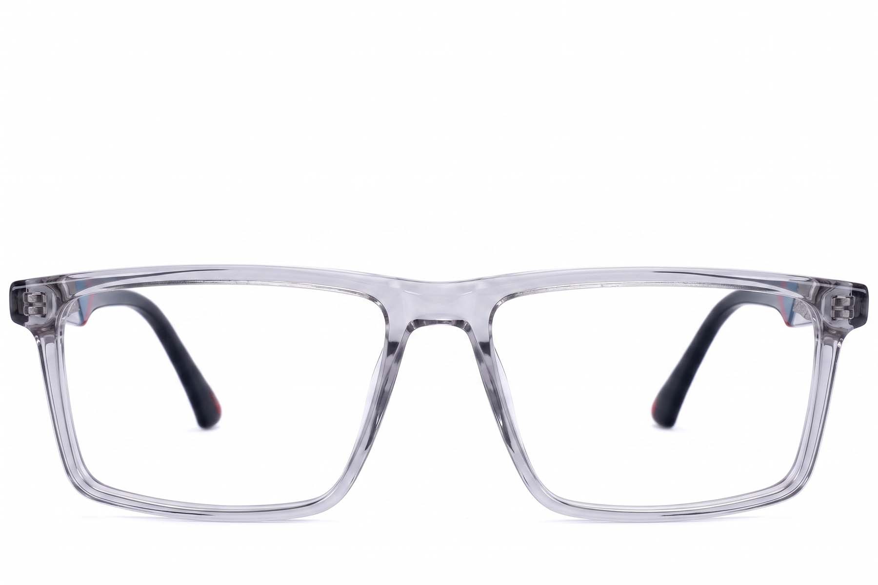 BS2607-0990_Transparent_Rectangular_Acetate_Glasses-front