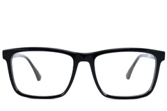 BS2607-0991_Black_Rectangular_Acetate_Glasses_front
