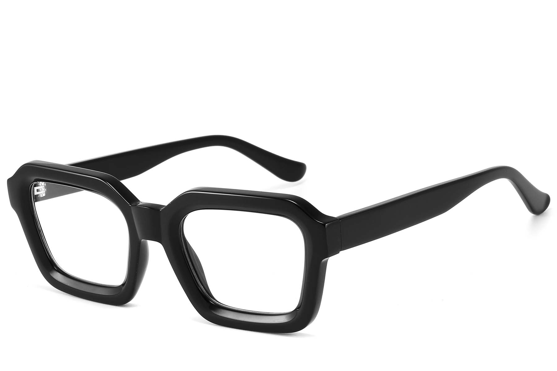 BS2607-1002_Black_Rectangular_Acetate_Glasses_corner