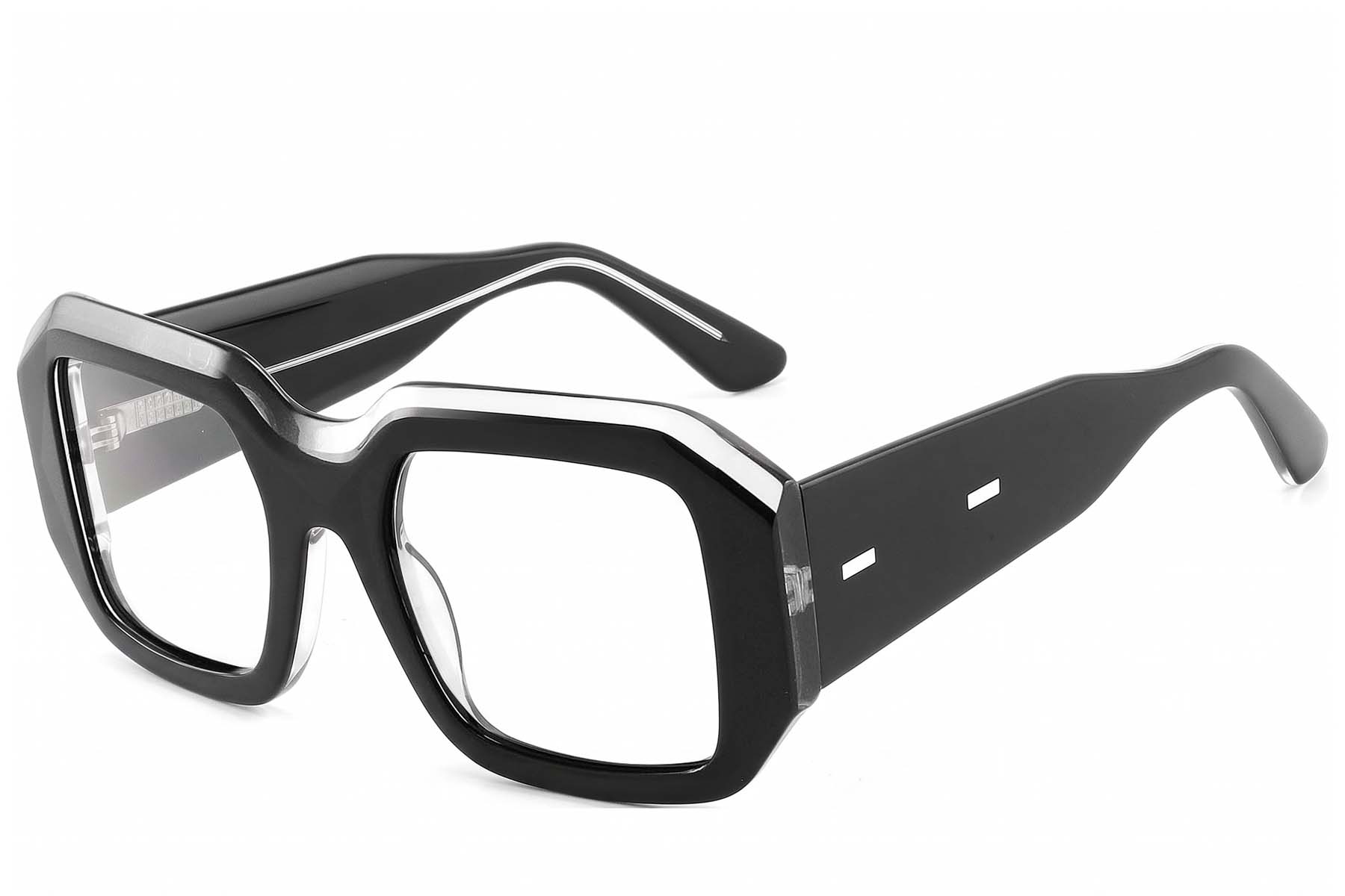 BS2607-1003_Black_Rectangular_Acetate_Glasses_corner