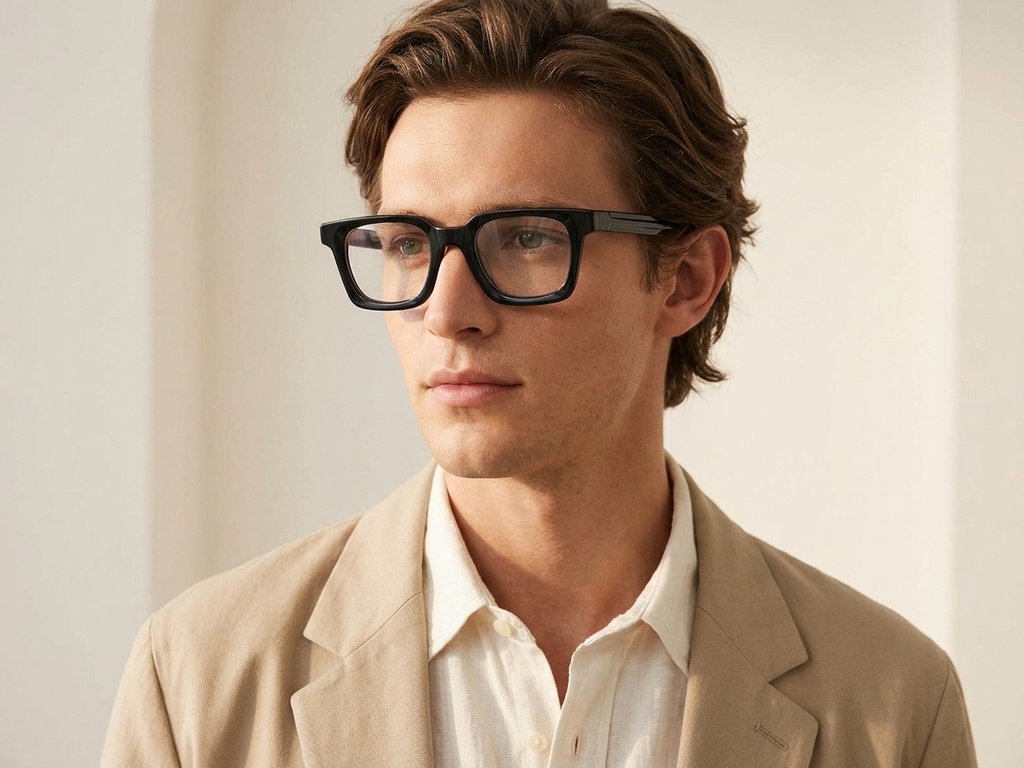 BS2607-1015_Black_Rectangular_Acetate_Glasses-tryon_male
