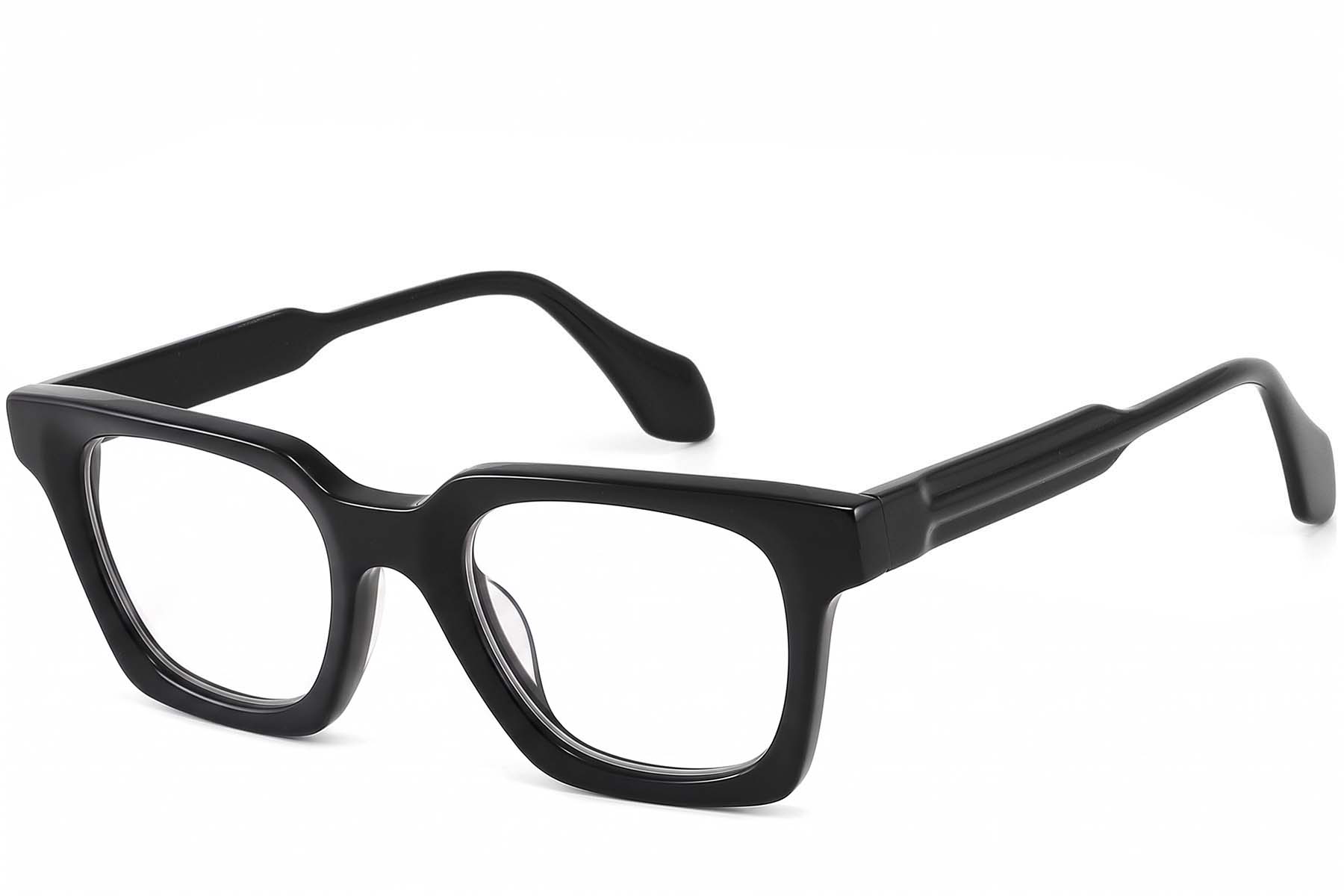 BS2607-1015_Black_Rectangular_Acetate_Glasses_corner