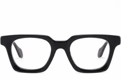 BS2607-1015_Black_Rectangular_Acetate_Glasses_front