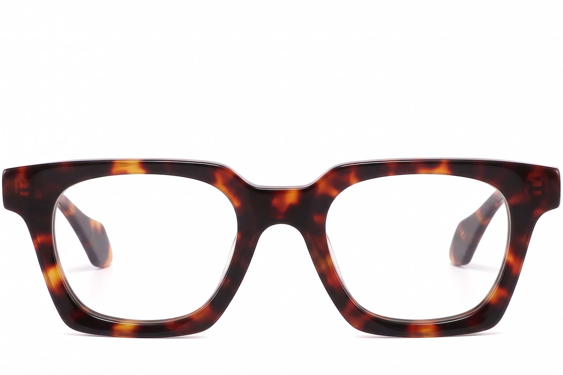 BS2607-1016_Tortoiseshell_Rectangular_Acetate_Glasses_front