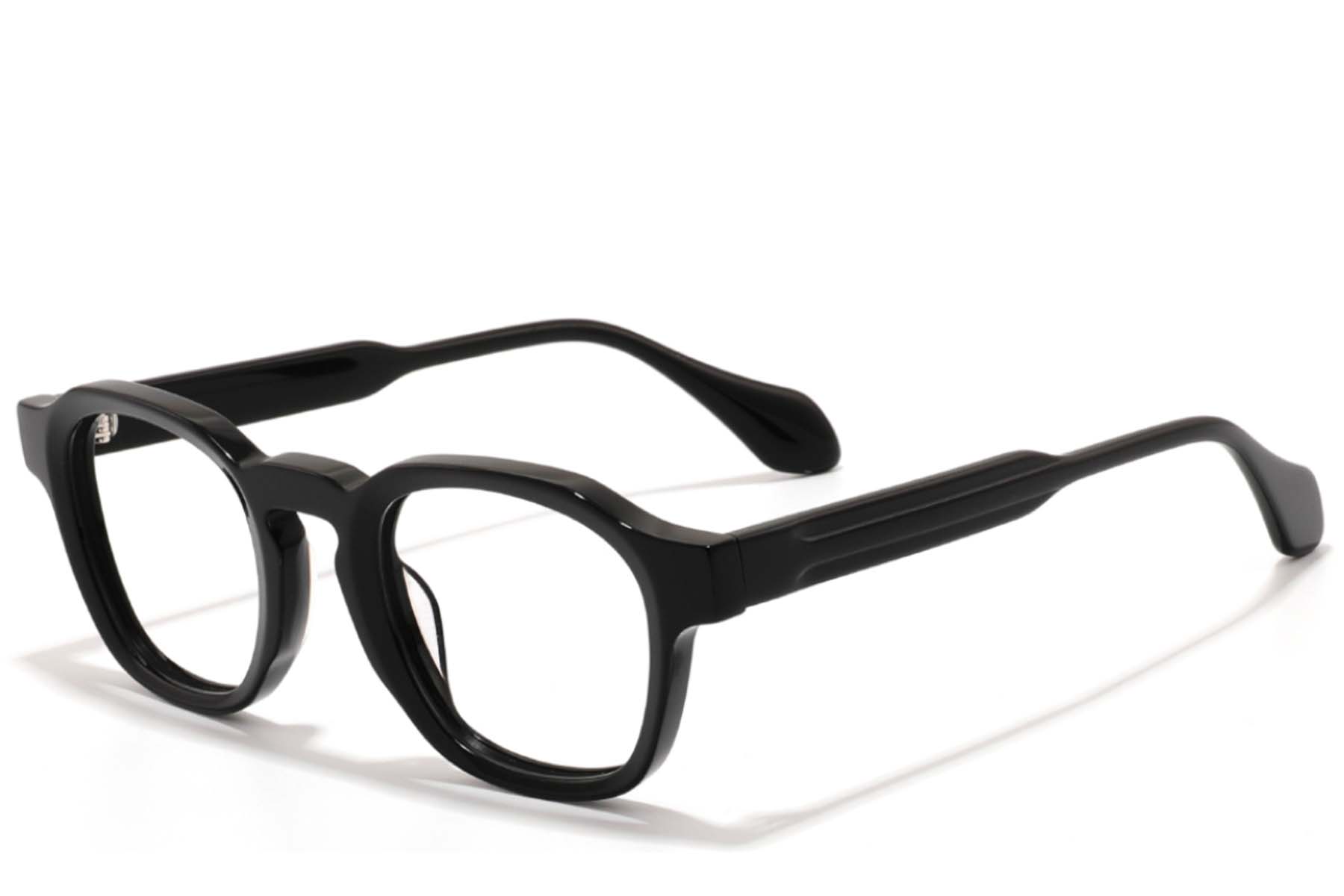 BS2607-1026_Black_Rectangular_Acetate_Glasses_corner