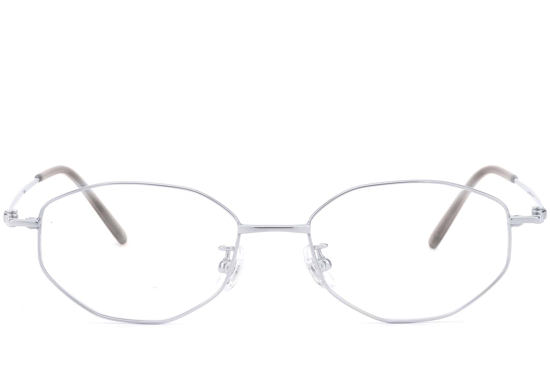 BS423-0271_Silver_Geometric_Titanium_Glasses_front