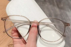 BS423-0287_Brown_Oval_TR90_Glasses_front