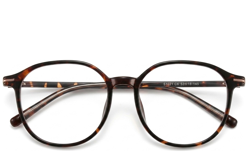 BS423-0288_Tortoiseshell_Oval_TR90_Glasses_front
