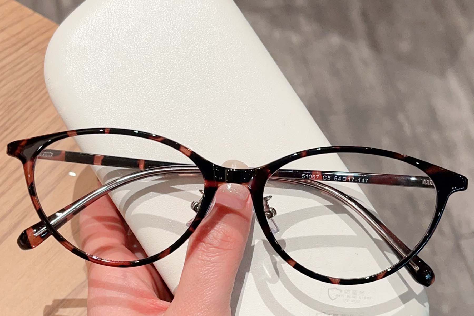 BS423-0292_Tortoiseshell_Butterfly_TR90_Glasses_front