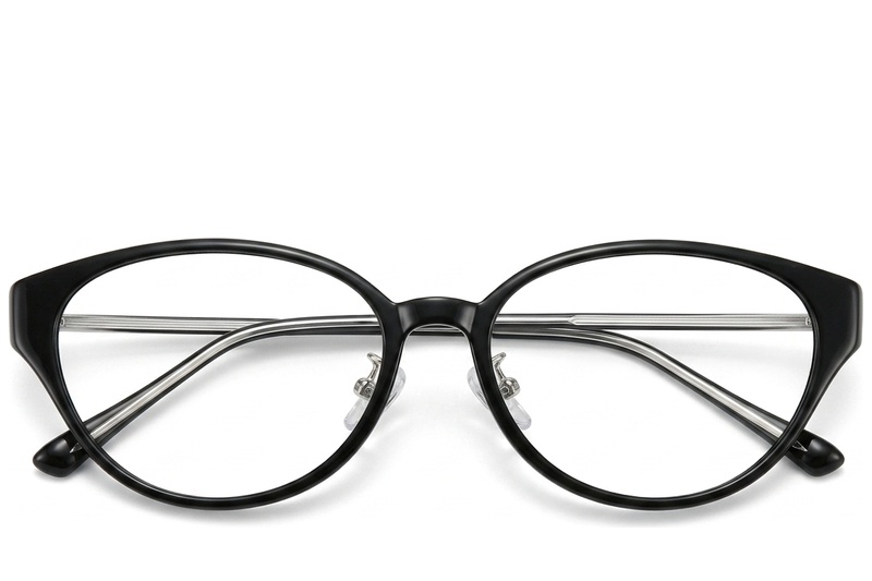 BS423-0295_Black_Butterfly_Acetate_Glasses_front