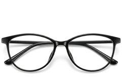 BS423-0306_Black_Oval_Acetate_Glasses_front