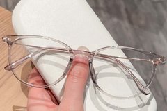 BS423-0331_Pink_Oval_TR90_Glasses_front