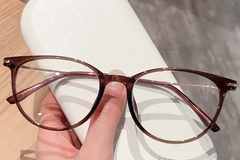 BS423-0333_Brown_Oval_TR90_Glasses_front
