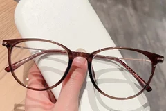 BS423-0333_Brown_Oval_TR90_Glasses_front