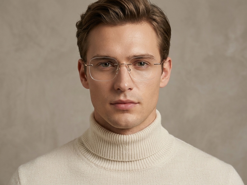 BS423-0348_Golden_Invisible_Titanium_Glasses-tryon_male