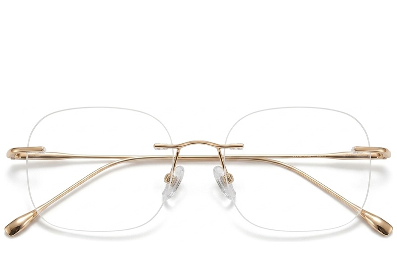 BS423-0348_Golden_Invisible_Titanium_Glasses_front