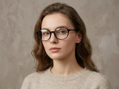 BS423-0362_Black_Oval_TR90_Glasses-tryon_female