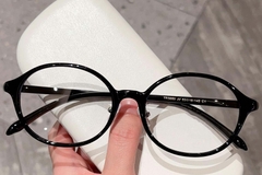 BS423-0362_Black_Oval_TR90_Glasses_front