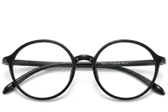 BS423-0368_Black_Round_TR90_Glasses_front