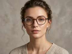 BS423-0372_Tortoiseshell_Round_TR90_Glasses-tryon_female