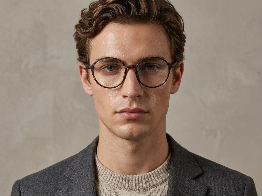 BS423-0372_Tortoiseshell_Round_TR90_Glasses-tryon_male
