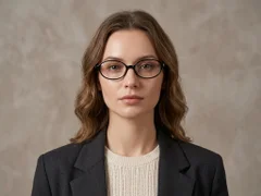 BS423-0374_Black_Oval_TR90_Glasses-tryon_female