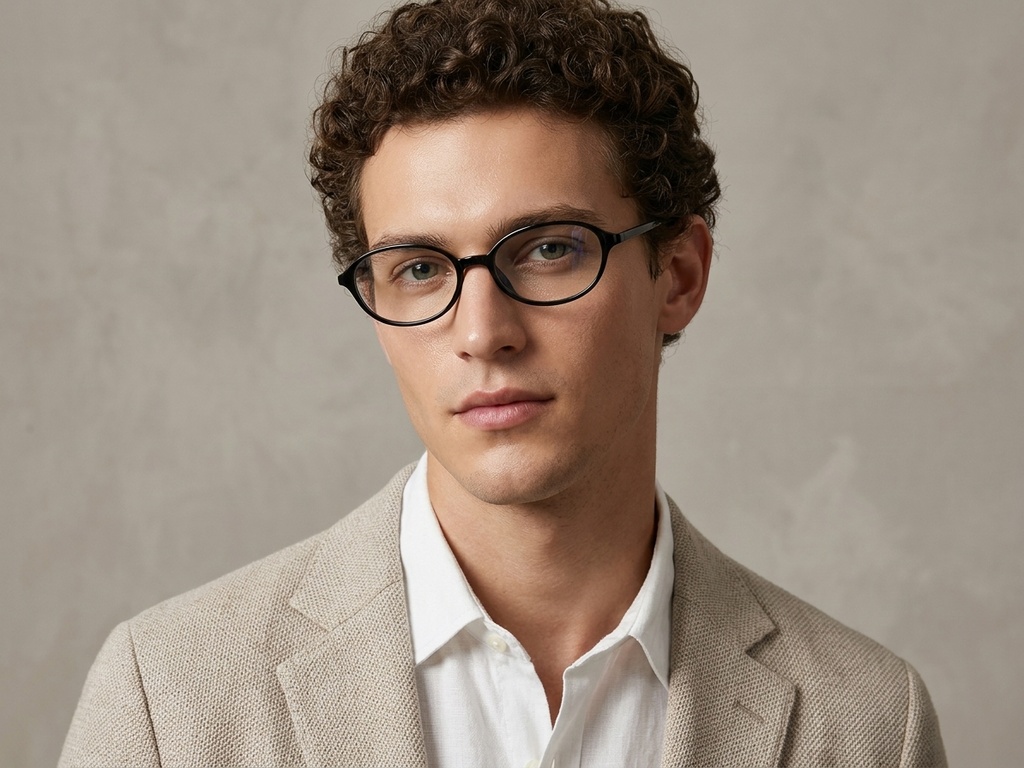 BS423-0374_Black_Oval_TR90_Glasses-tryon_male