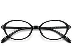 BS423-0374_Black_Oval_TR90_Glasses_front