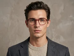 BS423-0382_Red_Oval_TR90_Glasses-tryon_male