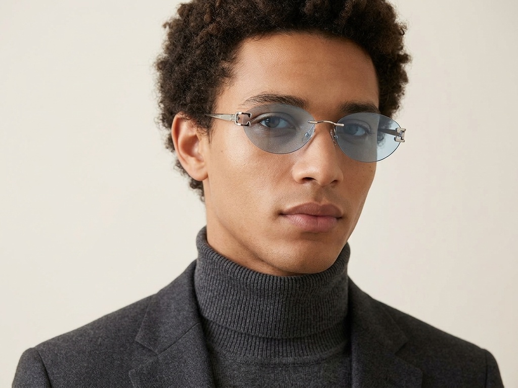 BS423-0394_Silver_Invisible_Metal_Sunglasses-tryon_male