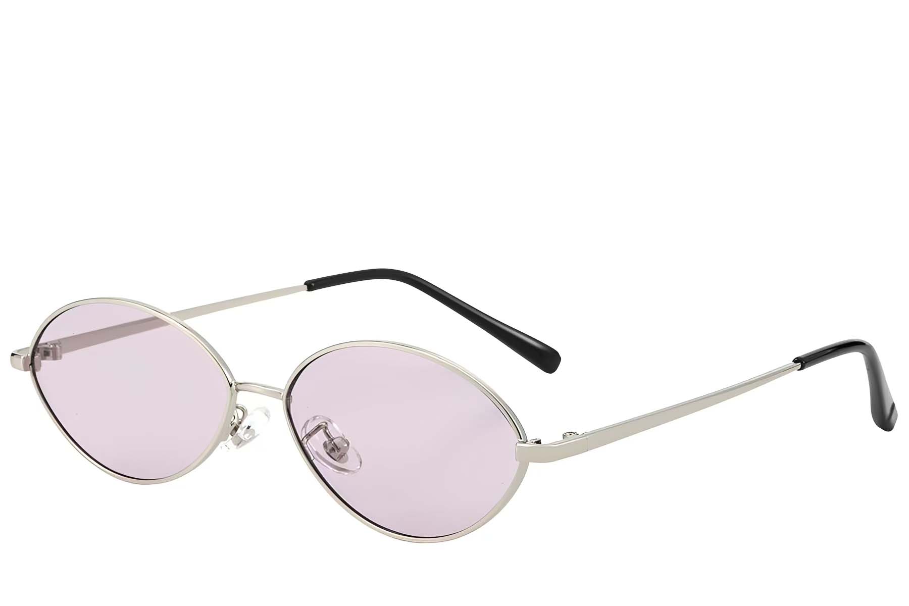 BS423-0402_Silver_Oval_Metal_Sunglasses_corner