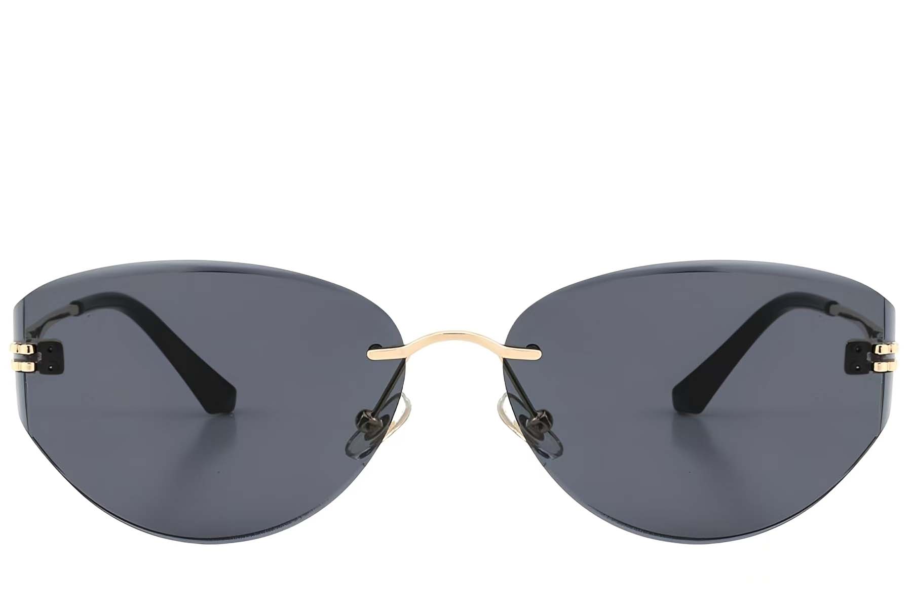 BS423-0406_Golden_Invisible_Metal_Sunglasses_front
