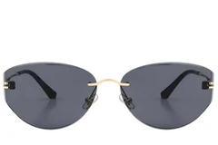 BS423-0406_Golden_Invisible_Metal_Sunglasses_front