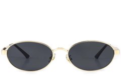 BS423-0422_Golden_Oval_Metal_Sunglasses_front