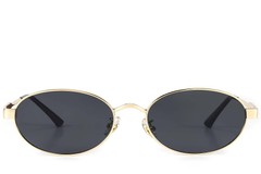 BS423-0422_Golden_Oval_Metal_Sunglasses_front