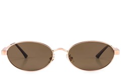 BS423-0423_Pink_Oval_Metal_Sunglasses_front
