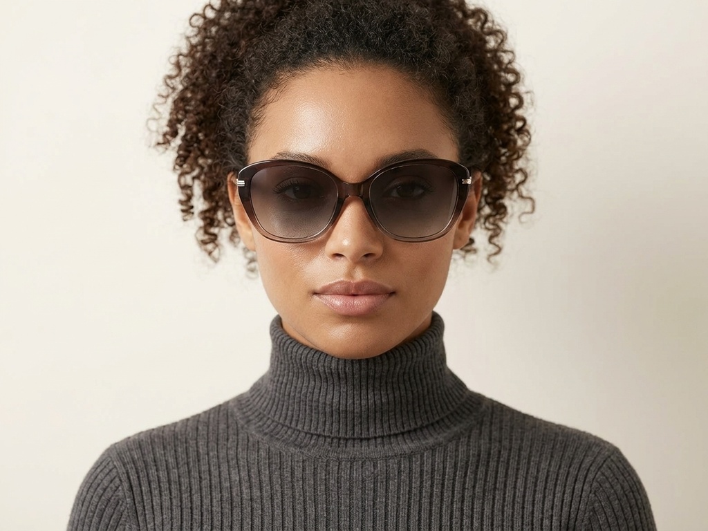 BS423-0427_Brown_Butterfly_TR90_Sunglasses-tryon_female