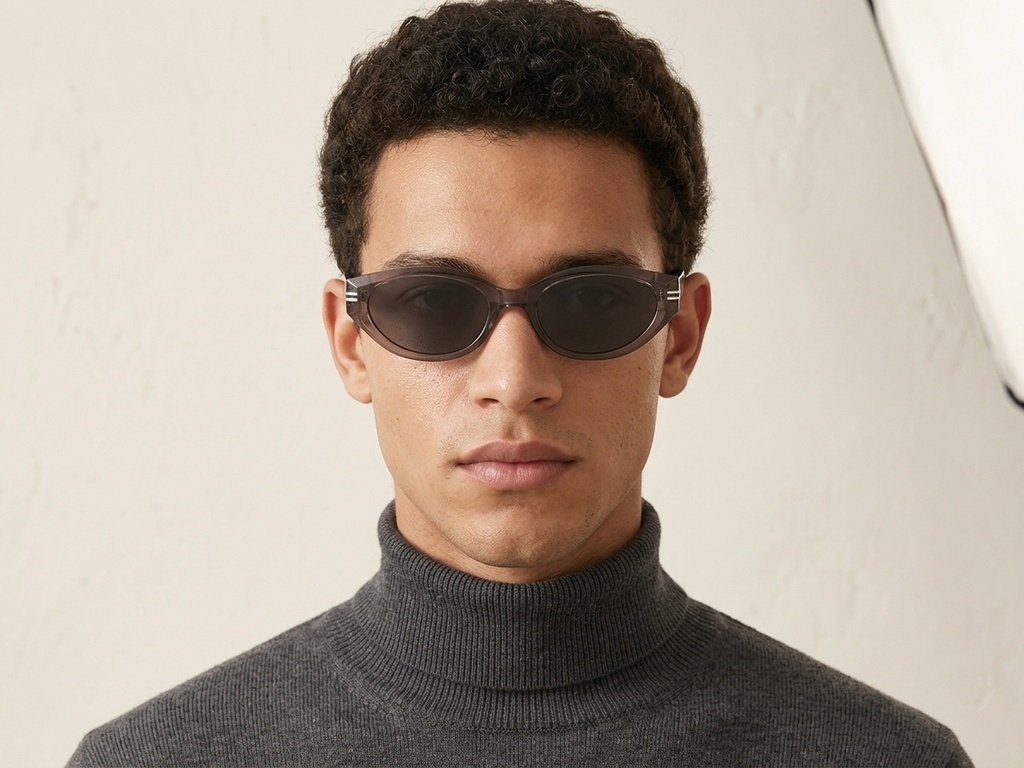 BS423-0430_Brown_Oval_TR90_Sunglasses-tryon_male