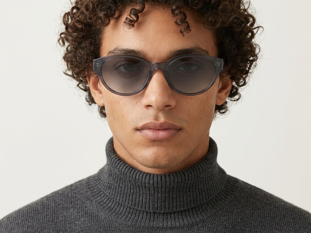 BS423-0434_Grey_Oval_TR90_Sunglasses-tryon_male