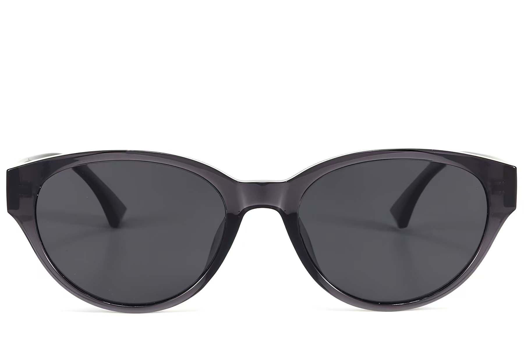 BS423-0434_Grey_Oval_TR90_Sunglasses_front